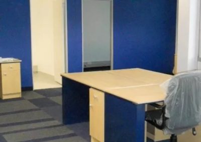 Back office 3-way desk